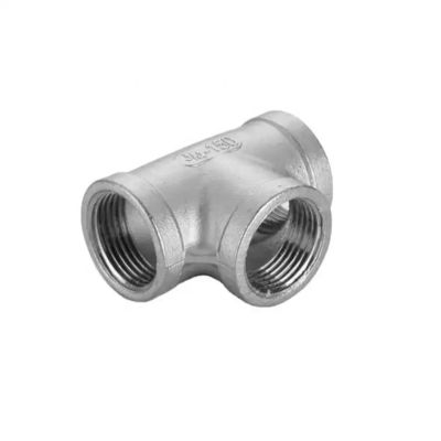 Acciaio inossidabile 201 304 316 TEE BSPT interno BSP Thread Equal Diameter Pipe Fittings
