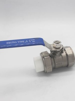 Valvola a sfera di acqua di saldatura a caldo a doppia unione in acciaio inossidabile per applicazioni industriali