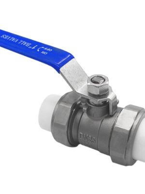 Valvola a sfera di acqua di saldatura a caldo a doppia unione in acciaio inossidabile per applicazioni industriali
