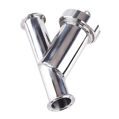Sanitario 304 316L filtro filtro in acciaio inossidabile tipo Y con connessione DIN SMS SUS 3A