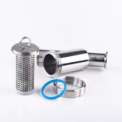 Sanitario 304 316L filtro filtro in acciaio inossidabile tipo Y con connessione DIN SMS SUS 3A