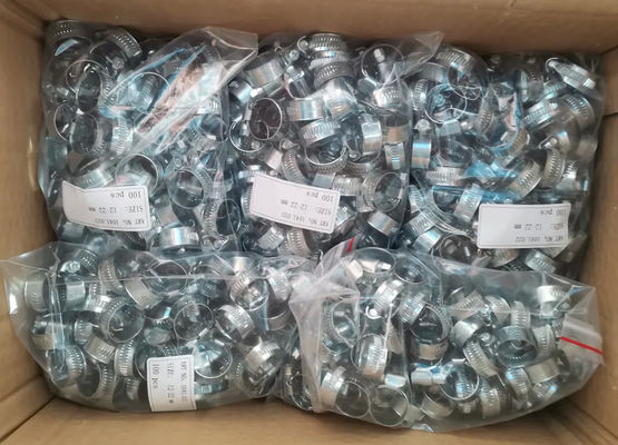 Connessione di saldatura Chiusura del tubo e chiusura del verme di tipo tedesco in acciaio inossidabile 201