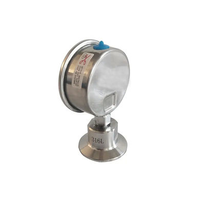 Pressometro sanitario a vuoto standard ANSI da 1,5 pollici con sigillo del diaframma SS316