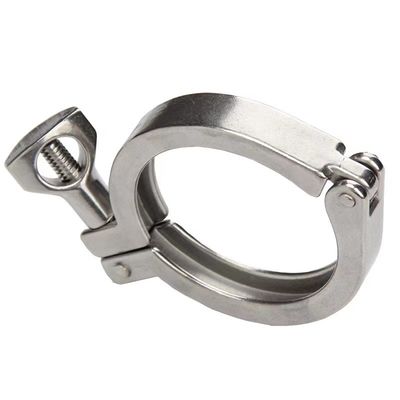 CLAMP Connection Sanitary Stainless SS304 SS316L Tri Clamp Single Pin per il supporto OEM