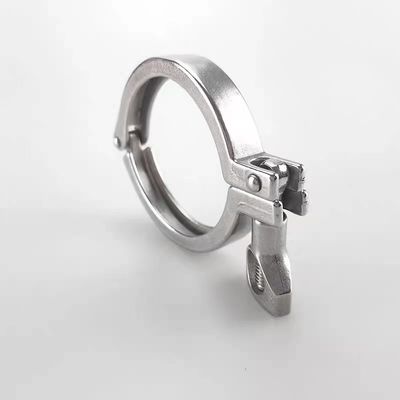 CLAMP Connection Sanitary Stainless SS304 SS316L Tri Clamp Single Pin per il supporto OEM