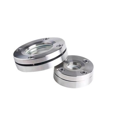 Vetro di visione per flange sanitarie conforme alle norme 3A e DIN per soluzioni personalizzate