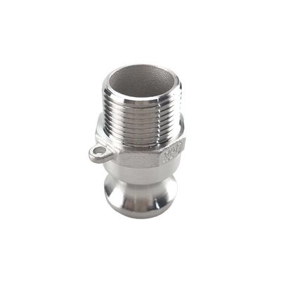 Acciaio inossidabile 304 316 Accoppiamenti rapidi a camlocco di tipo F BSPT NPT a filo per dimensioni uguali