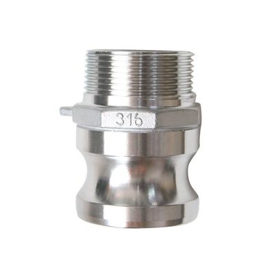 Acciaio inossidabile 304 316 Accoppiamenti rapidi a camlocco di tipo F BSPT NPT a filo per dimensioni uguali