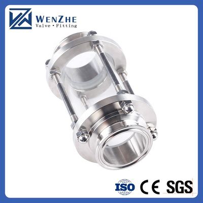 Acciaio inossidabile sanitario 304/316 Fittings per tubi Tri Clamp Straight Tubular Vision Class