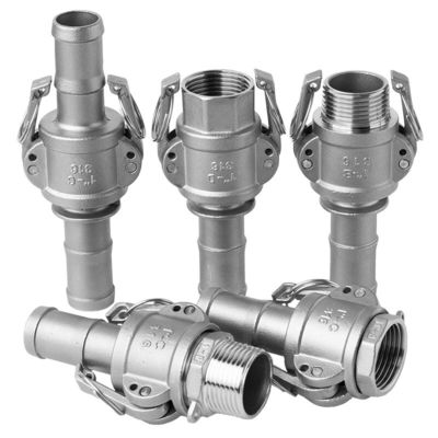 Connessioni di condotte semplificate con accoppiamenti rapidi Camlock in acciaio inossidabile di tipo A