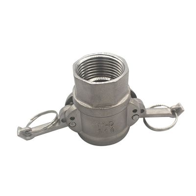 Acciaio inossidabile 304 316 Accoppiamenti rapidi camlock di tipo D per applicazioni pesanti