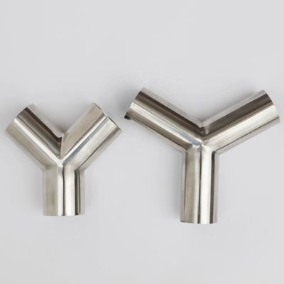 Acciaio inossidabile garantito 304 316 Pipe adattabili a 45 gradi Tee Y Tipo Tee con colata uguale