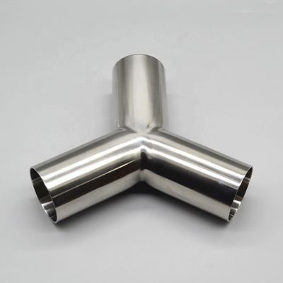 Acciaio inossidabile garantito 304 316 Pipe adattabili a 45 gradi Tee Y Tipo Tee con colata uguale