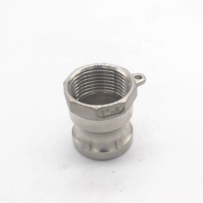 SS 304 316 Collegatori veloci Camlock per olio idrico a gas NPT BSP 1/4"-4" Codice testa rotonda