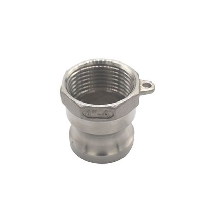 SS 304 316 Collegatori veloci Camlock per olio idrico a gas NPT BSP 1/4"-4" Codice testa rotonda