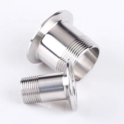 Acciaio inossidabile sanitario 304 Tri Clamp Bsp Tubo Fittings Male Thread Coupling Forgiato