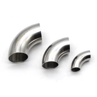 OEM supportato in acciaio inossidabile 304 316 curve saldatura tubo gomito 90 180 gradi curve 3A DIN