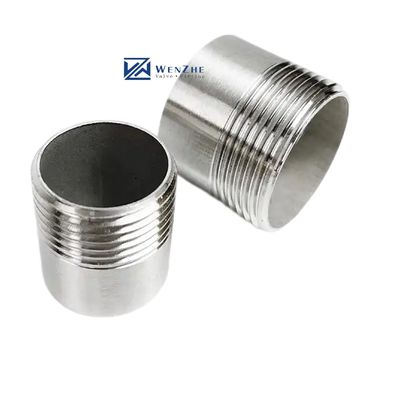 SS304 Maschio single threaded nipple con G thread connection DN6 NPT BSPP BSPT Casting