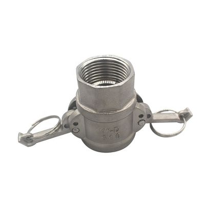 Connettori veloci di tipo Camlock per idrocarburi NPT BSP 1/4"-4