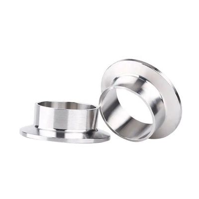 Acciaio inossidabile 304 316 SMS Tri Clover Ferrule/Nipple Silver Clamp Connection Design