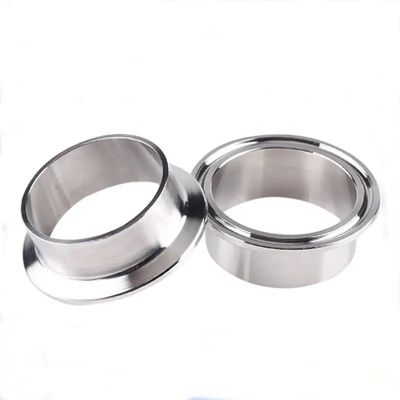Acciaio inossidabile 304 316 SMS Tri Clover Ferrule/Nipple Silver Clamp Connection Design