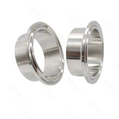 Acciaio inossidabile 304 316 SMS Tri Clover Ferrule/Nipple Silver Clamp Connection Design