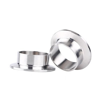 Acciaio inossidabile 304 316 SMS Tri Clover Ferrule/Nipple Silver Clamp Connection Design