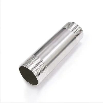 1-1/4" argento SS304 Plombiera Nipple NPT BSPP BSPT G a filo con design uguale Durable