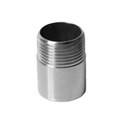 1-1/4" argento SS304 Plombiera Nipple NPT BSPP BSPT G a filo con design uguale Durable