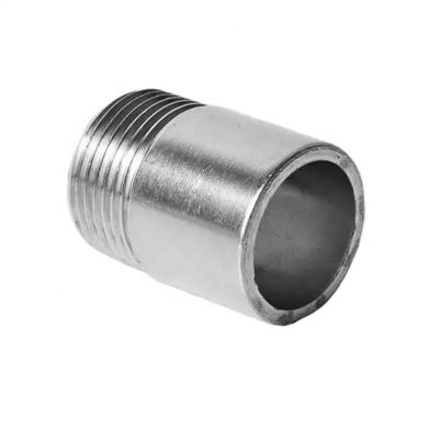 1-1/4" argento SS304 Plombiera Nipple NPT BSPP BSPT G a filo con design uguale Durable