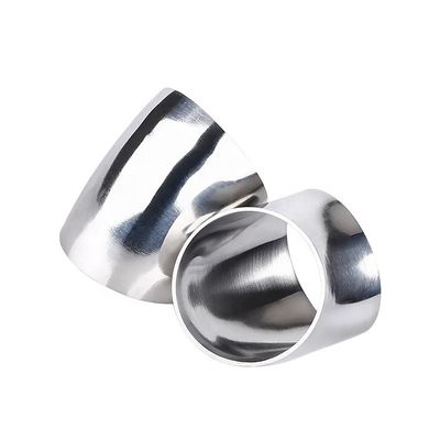 Connessione di saldatura sanitaria forgiata SS304 316L 45 gradi gomito per olio acqua gas latte