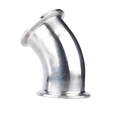 304 316 acciaio inossidabile 45 gradi montamento rapido gomito pinza sanitaria gomito 3A DIN