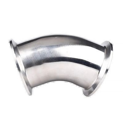 304 316 acciaio inossidabile 45 gradi montamento rapido gomito pinza sanitaria gomito 3A DIN