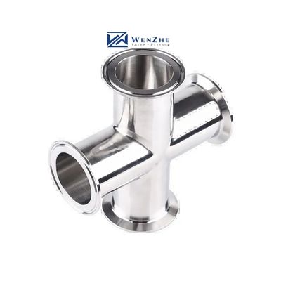1/4''-6'' Equal 3A DIN Sanitary Quick-Connect Cross 304 in acciaio inossidabile