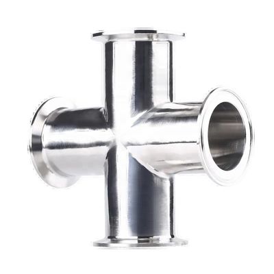 1/4''-6'' Equal 3A DIN Sanitary Quick-Connect Cross 304 in acciaio inossidabile