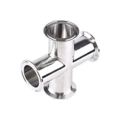 1/4''-6'' Equal 3A DIN Sanitary Quick-Connect Cross 304 in acciaio inossidabile