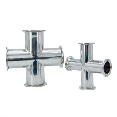 1/4''-6'' Equal 3A DIN Sanitary Quick-Connect Cross 304 in acciaio inossidabile