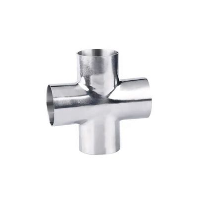 Equal 304/316 Croce di saldatura in acciaio inossidabile con lucidatura dello specchio interno ed esterno SMS 3A