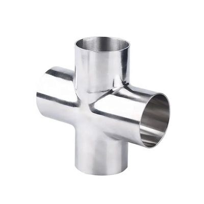 Equal 304/316 Croce di saldatura in acciaio inossidabile con lucidatura dello specchio interno ed esterno SMS 3A