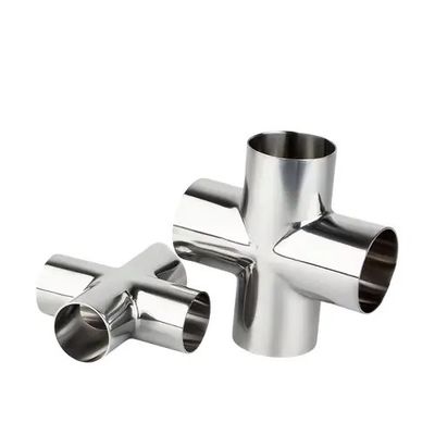 Equal 304/316 Croce di saldatura in acciaio inossidabile con lucidatura dello specchio interno ed esterno SMS 3A
