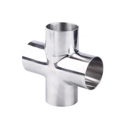 Equal 304/316 Croce di saldatura in acciaio inossidabile con lucidatura dello specchio interno ed esterno SMS 3A