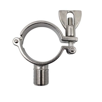 Clampo di supporto per tubi a filo maschile a testa quadrata con design alato standard di connessione rapida