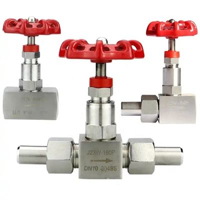 Argento 304 316 in acciaio inossidabile J13W-160P Valvola dell'ago Valvola dell' ago con filo interno