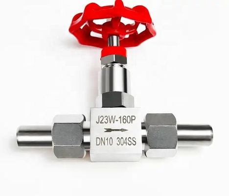 Argento 304 316 in acciaio inossidabile J13W-160P Valvola dell'ago Valvola dell' ago con filo interno