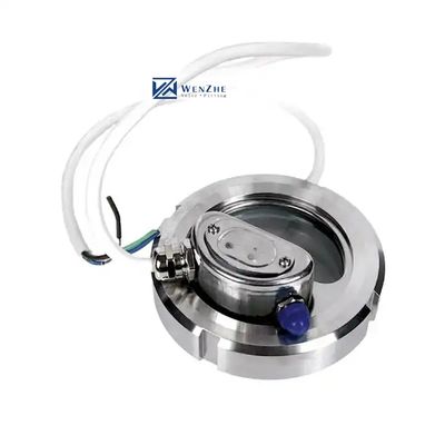 ODM acciaio inossidabile 304 316 316L vetro a vista rotonda temperato tipo Unione