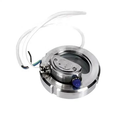 ODM acciaio inossidabile 304 316 316L vetro a vista rotonda temperato tipo Unione