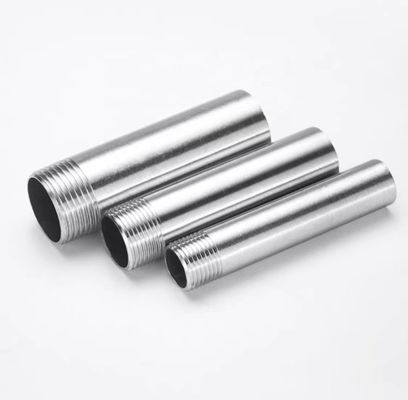 Pipe di acciaio inossidabile 304 uguali connessione di accoppiamento a capezzole di saldatura per acqua, olio e aria